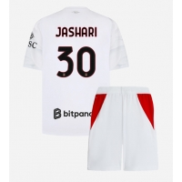 AC Milan Ardon Jashari #30 Bortatröja Barn 2026-27 Kortärmad (+ Korta byxor)